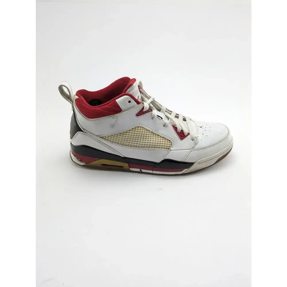 Mens NIKE Air‎ Jordan Flight 9 IX White Black Red Shoes 395553-103 Size 13